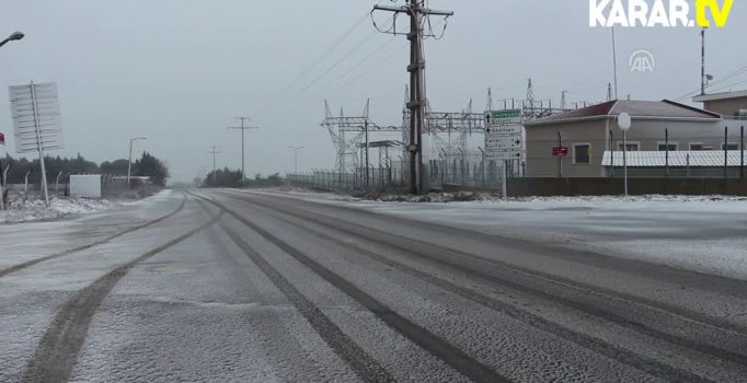 Silivri'de kar yağışı başladı