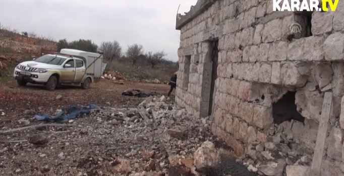 Rus savaş uçakları İdlib'e ölüm yağdırdı