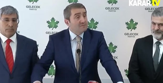 Gelecek Partisi'nden karara sert tepki