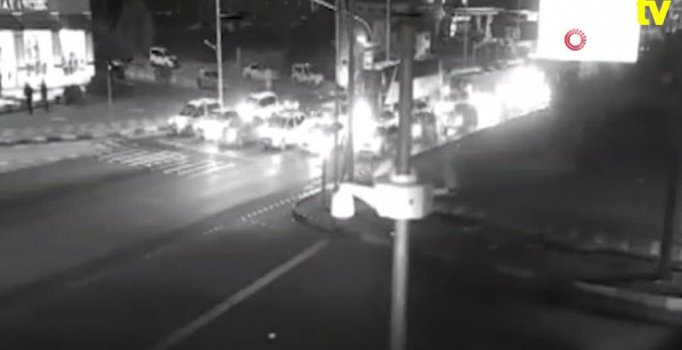 Trafikte deprem paniği