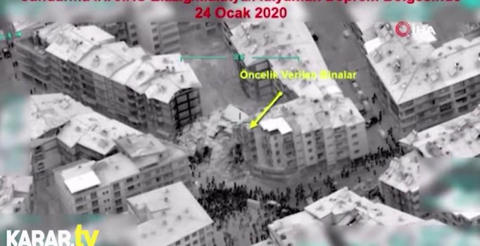 İHA'larla depremin bilançosu görüntülendi