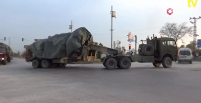 Suriye sınırına tank sevkiyatı