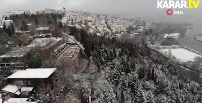 İstanbul'da beklenen kar etkili oldu