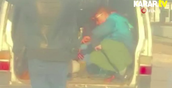 Ölümüne okul servisi kamerada!