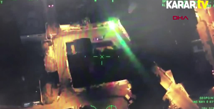 Kargo uçağına lazerli taciz