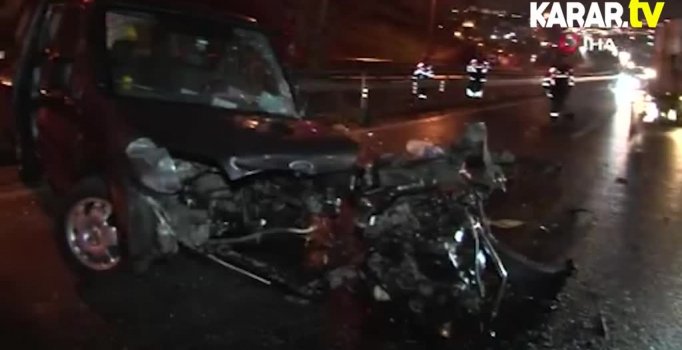 Beyoğlu'nda feci kaza