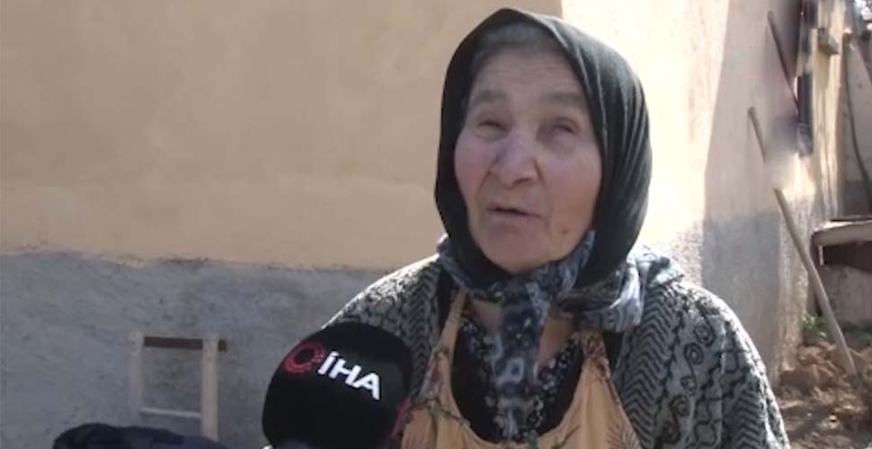 'Üzümler olunca da gelin' diyen Tevhide teyzeden duygulandıran sözler