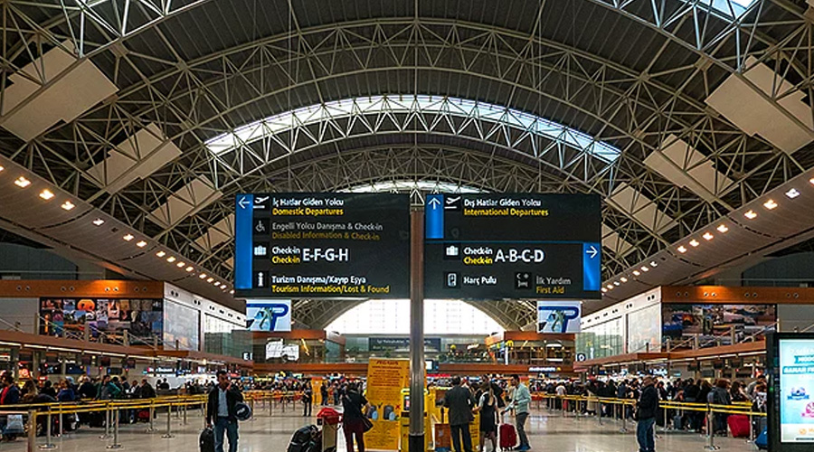 Табло аэропорта сабиха