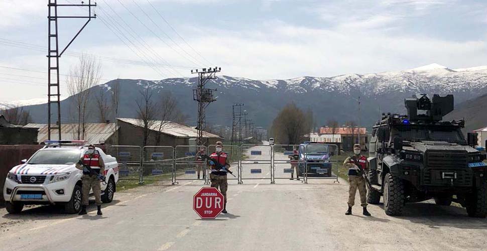 Muş'ta 2 yerleşim yeri karantinaya alındı