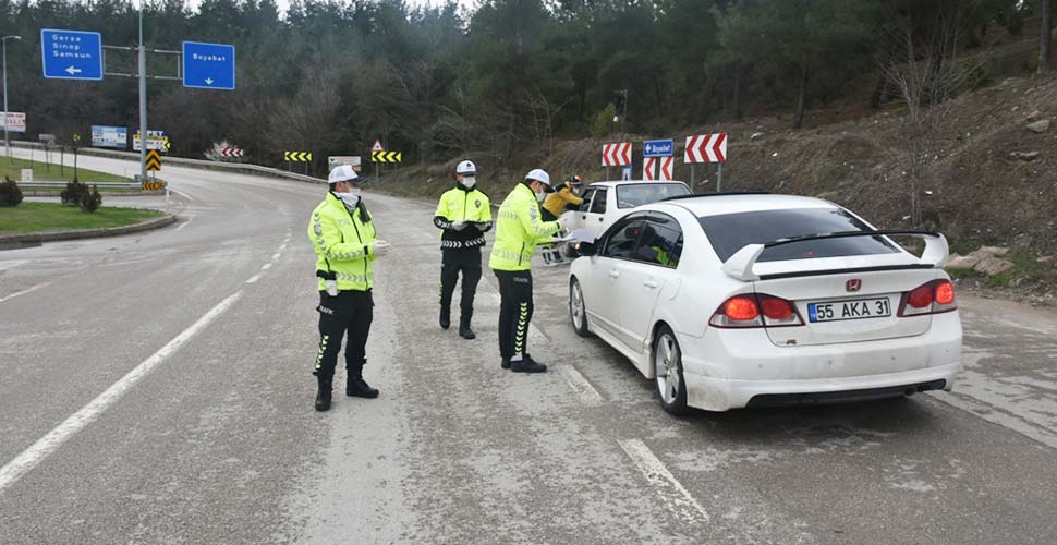 Kastamonu'da 32 kişiye koronavirüs cezası