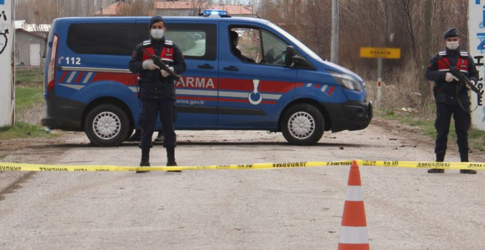 Kilis'te bir mezra, koronavirüs nedeniyle karantinaya alındı