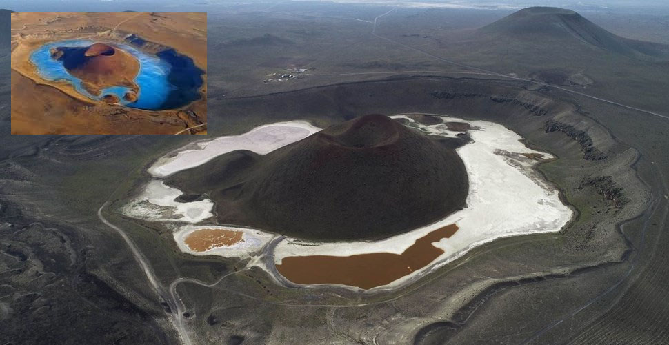 'Dünyanın nazar boncuğu' Meke Gölü, kurudu