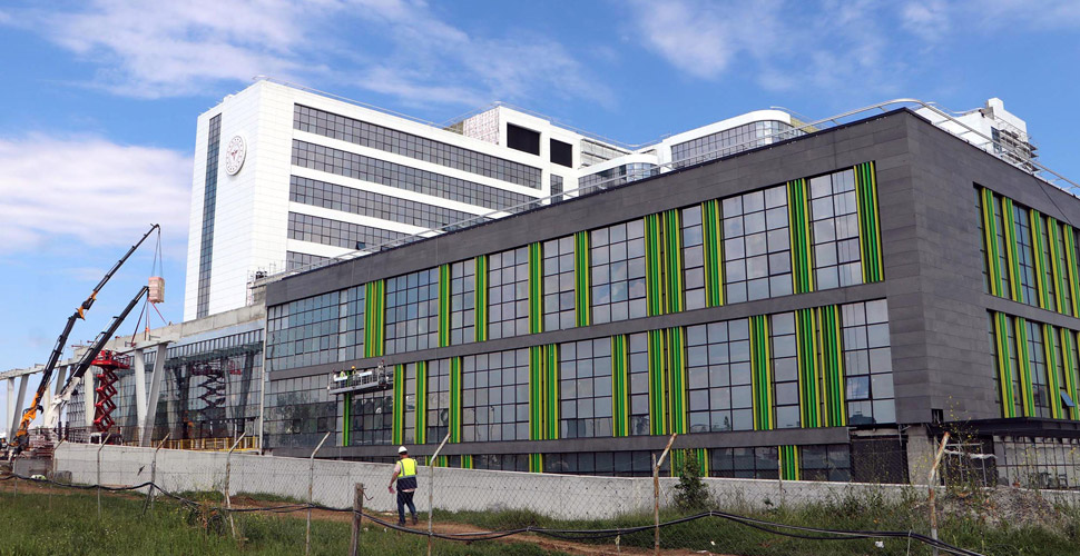 İnşaatın yüzde 90'ı tamamlandı: Tekirdağ Şehir Hastanesi ağustosta hasta kabulüne başlıyor