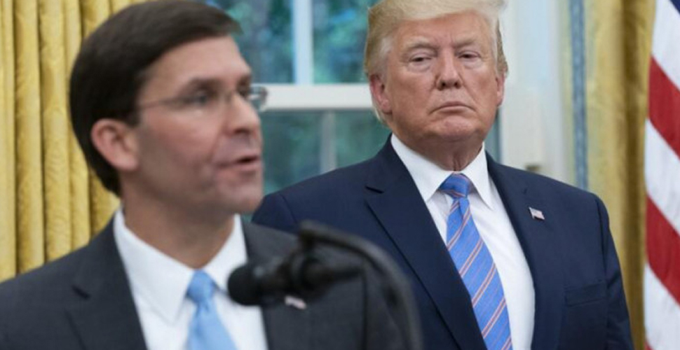 ABD Başkanı Trump, Savunma Bakanı Esper'i görevden almaya çalıştı