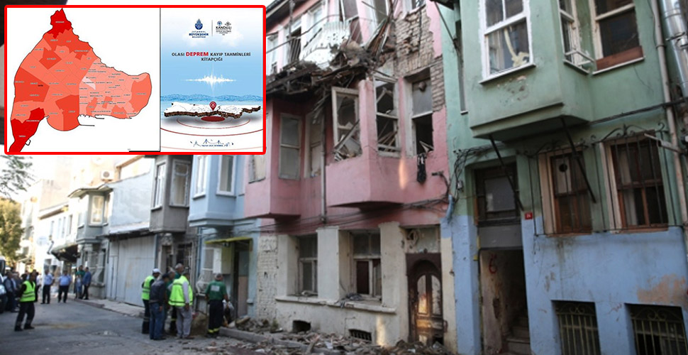 İBB'den 39 ilçe için 'Olası Deprem Kayıp Tahmini Kitapçığı'