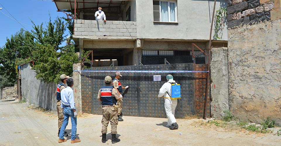 Gaziantep'te 14 ev daha karantina altına alındı