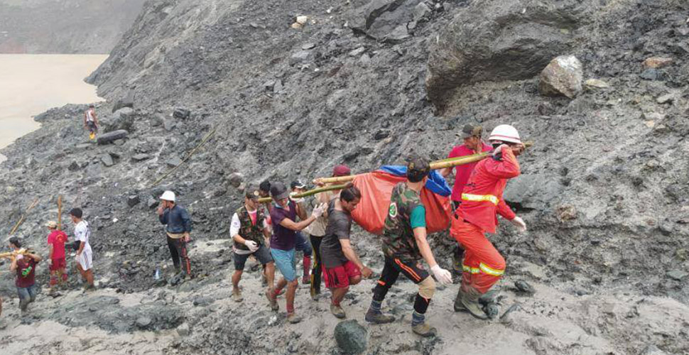 Myanmar'daki heyelanda ölü sayısı 162'ye yükseldi