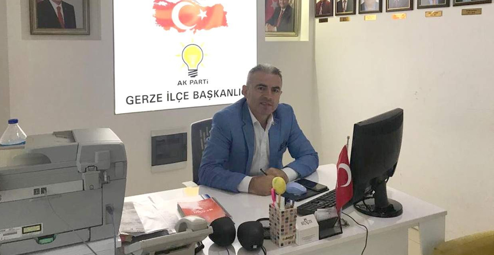 AK Parti Gerze İlçe Başkanı Vahdettin Özdemir istifa etti