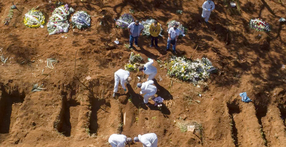 Brezilya'da bin 290 ölü 42 yeni vaka daha