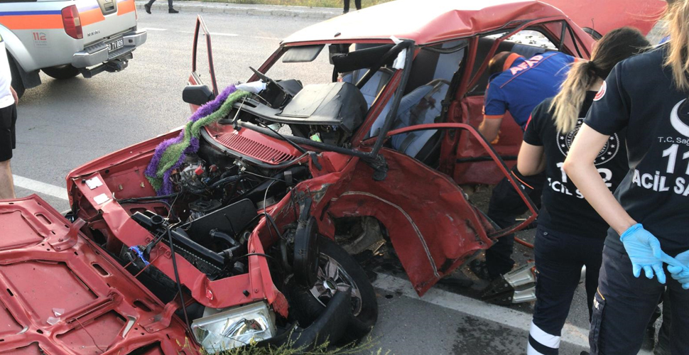 Sivas'ta feci trafik kazası
