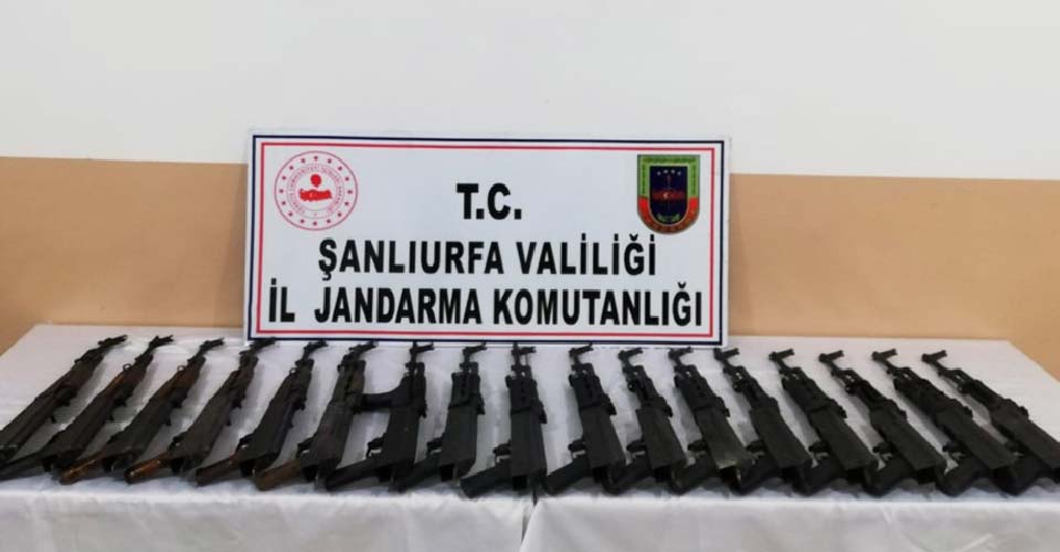 Suriye'den getirilen uzun namlulu silahlara el kondu