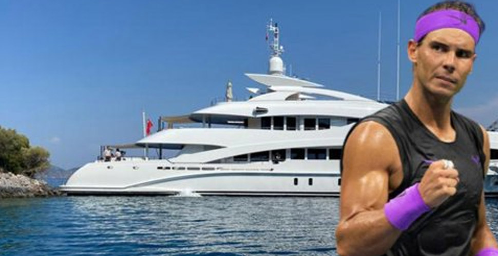 Ünlü tenisçi Rafael Nadal'ın yatı Göcek'te kaza yaptı