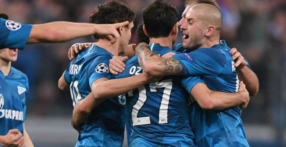 Rusya Premier Ligi'nden şampiyon Zenit St. Petersburg