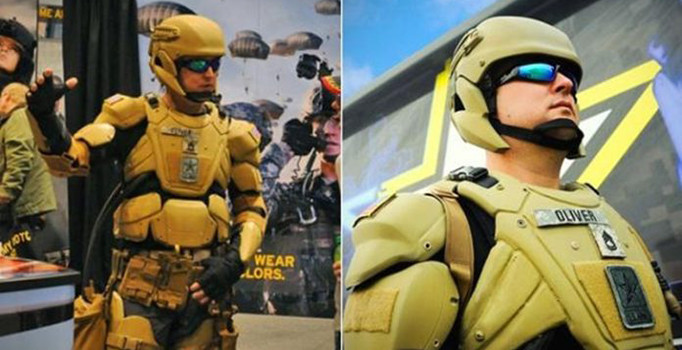 Askerler için üretilmiş, sıvı ile çalışan mükemmel dış iskelet