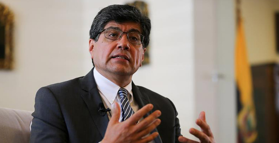 Ekvador Dışişleri Bakanı Valencia görevinden istifa etti