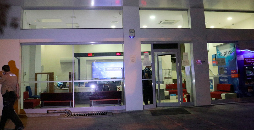 Ankara'da bir dakikada banka soygunu
