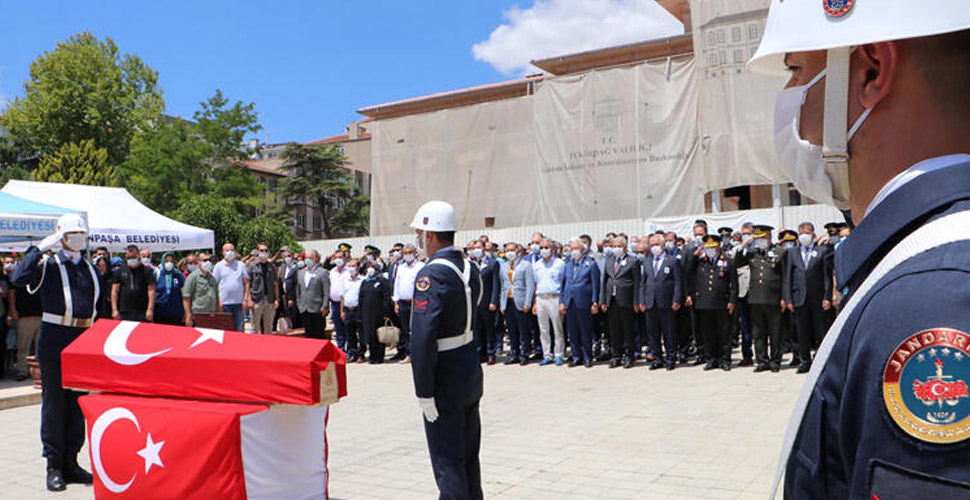 Şehit Halil Tuna Akgöz, son yolculuğuna uğurladı