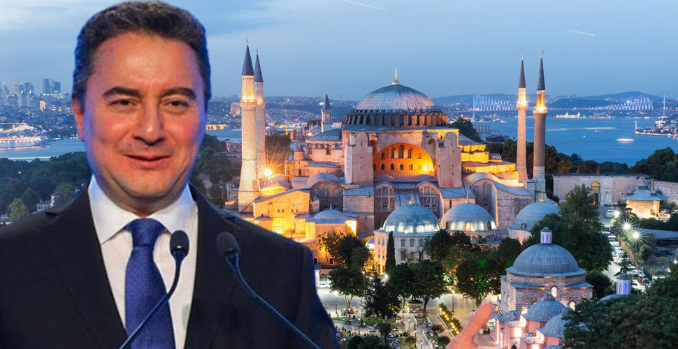 Ali Babacan'dan Ayasofya açıklaması: İbadete açılması hayırlı olsun