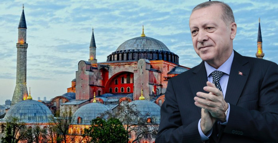 Cumhurbaşkanı Erdoğan’ın Ayasofya sözleri sosyal medyada gündem oldu