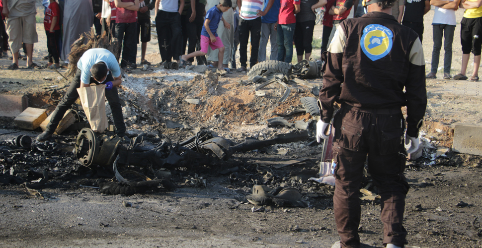 Suriye'nin Bab kentinde bombalı araçla terör saldırısı