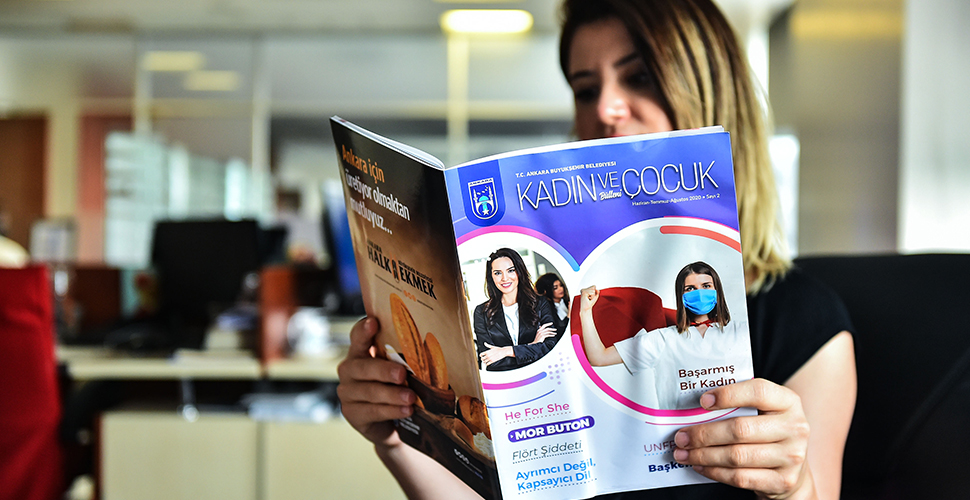 Ankara Büyükşehir Belediyesinin 'Kadın ve Çocuk Bülteni'nin yeni sayısı Başkentlilerle buluştu