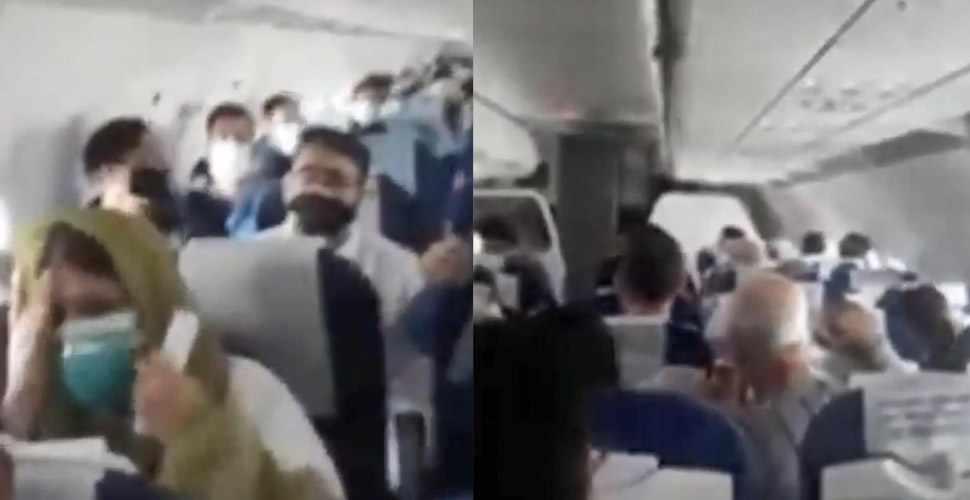 Türbülansa giren uçakta çığlık çığlığa panik