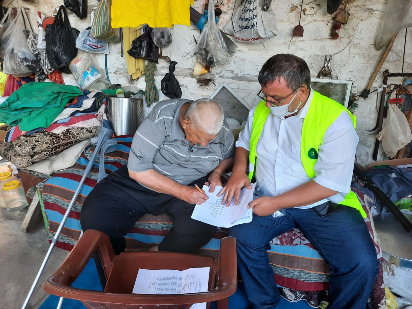 Antalya Büyükşehir Belediyesi, Mustafa dedenin aboneliği evinde yaptı