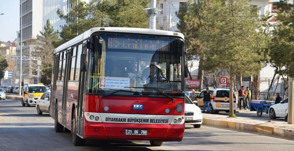 Diyarbakır'da 15 Temmuz'da toplu ulaşım ücretsiz