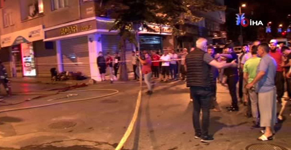 Bağcılar'da çok sayıda iş yerinde yangın çıktı