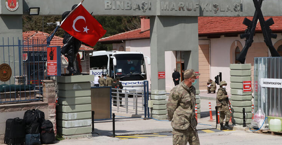 Burdur'da karantinaya alınan asker sayısı 670'e yükseldi