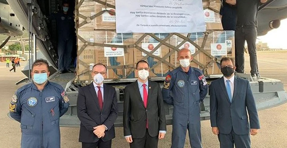 Türkiye’nin gönderdiği tıbbi yardımlar Venezuella’ya ulaştı