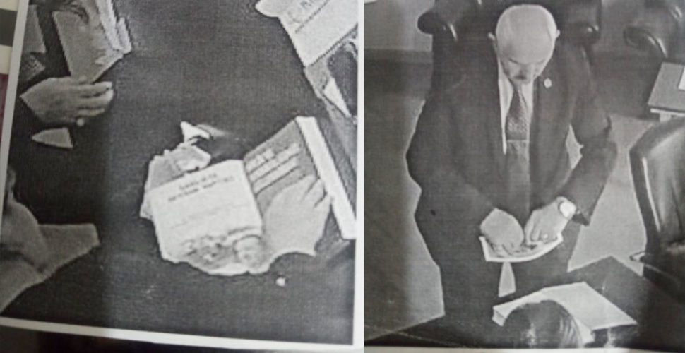 Hafik Belediye Başkanı Çuhadaroğlu Erdoğan'ın resmini yırtarken görüntülendi