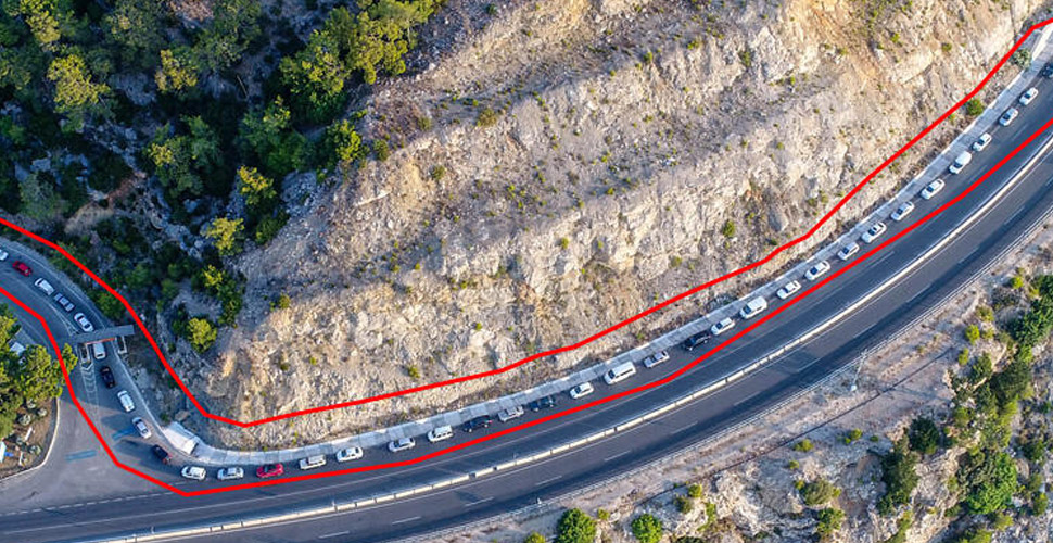 Antalya'da 2 kilometrelik piknik kuyruğu