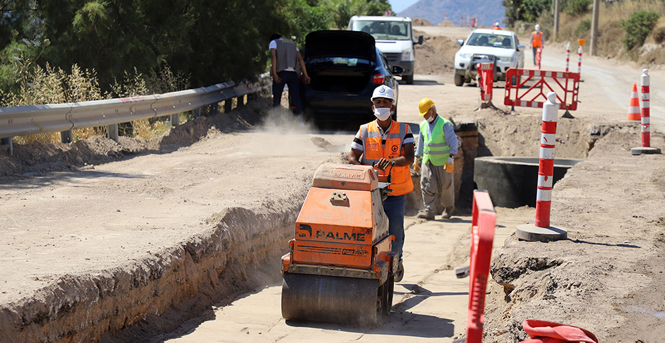 Bodrum Turgutreis’te 26 bin metre alt yapı tamamlandı