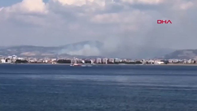 Çanakkale'de orman yangını: Yangına karadan ve havadan müdahale ediliyor