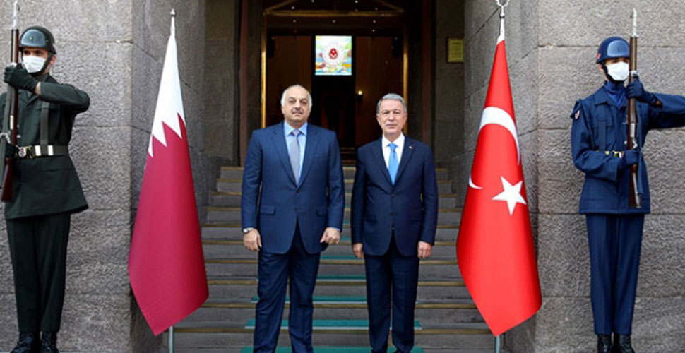 Bakan Akar ile Katarlı mevkidaşı arasında kritik görüşme