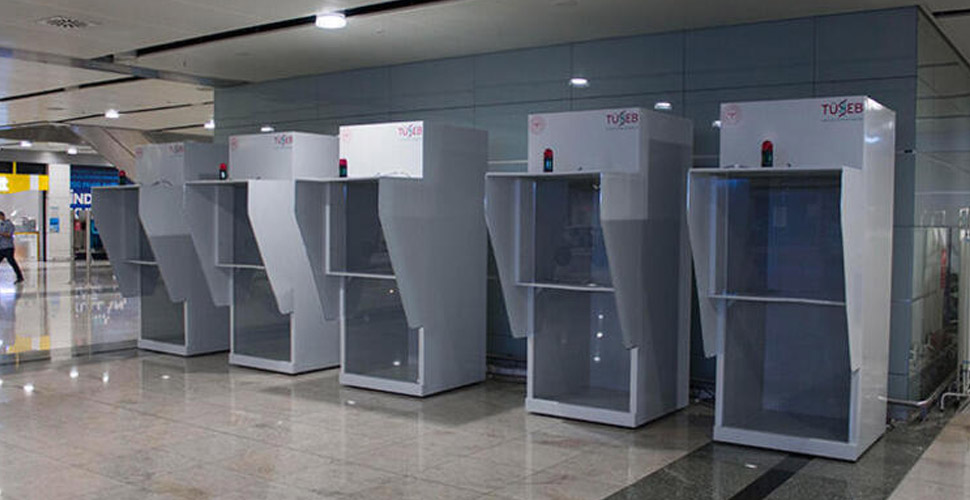 Sabiha Gökçen'de PCR test merkezi hizmete girdi