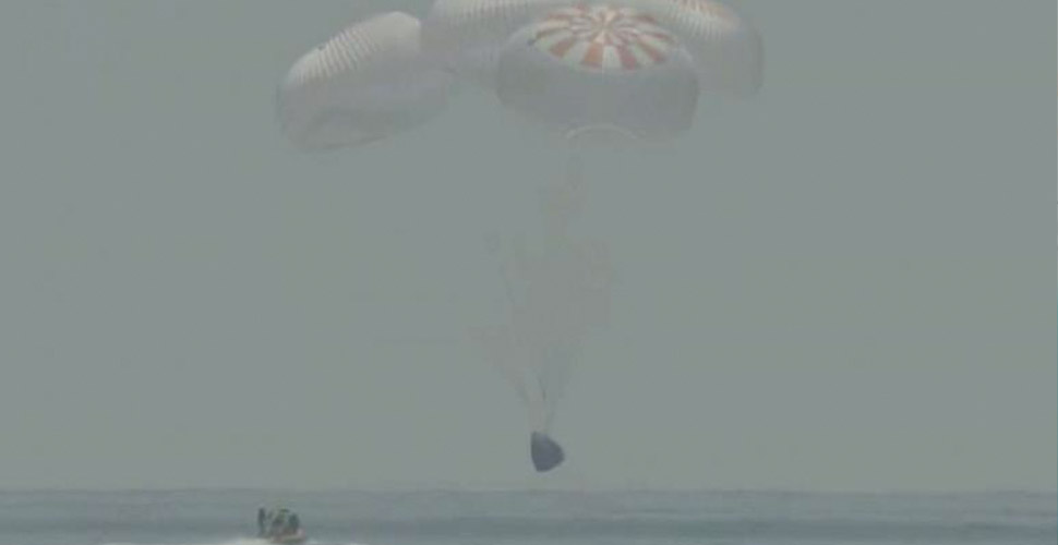 NASA astronotları başarılı bir şekilde Dünya'ya indi