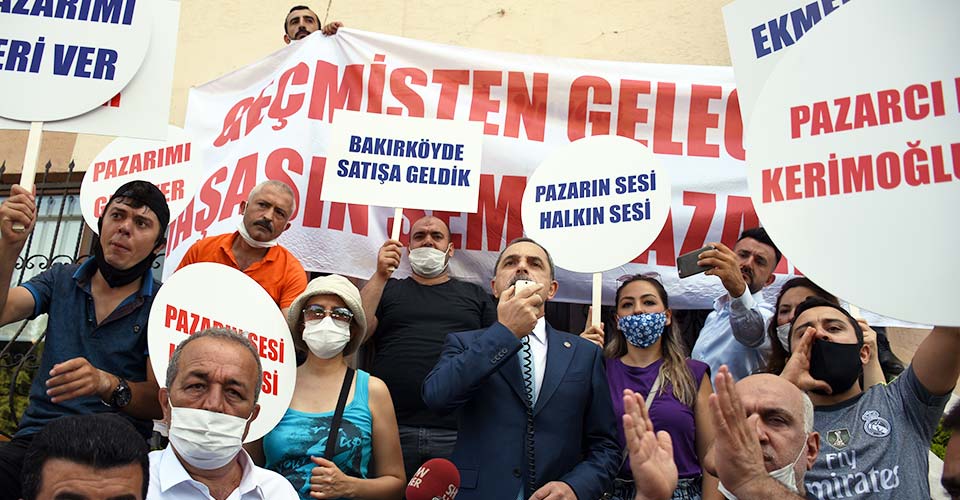 Bakırköy'de 52 yıllık pazar kapatıldı, herkes isyan etti