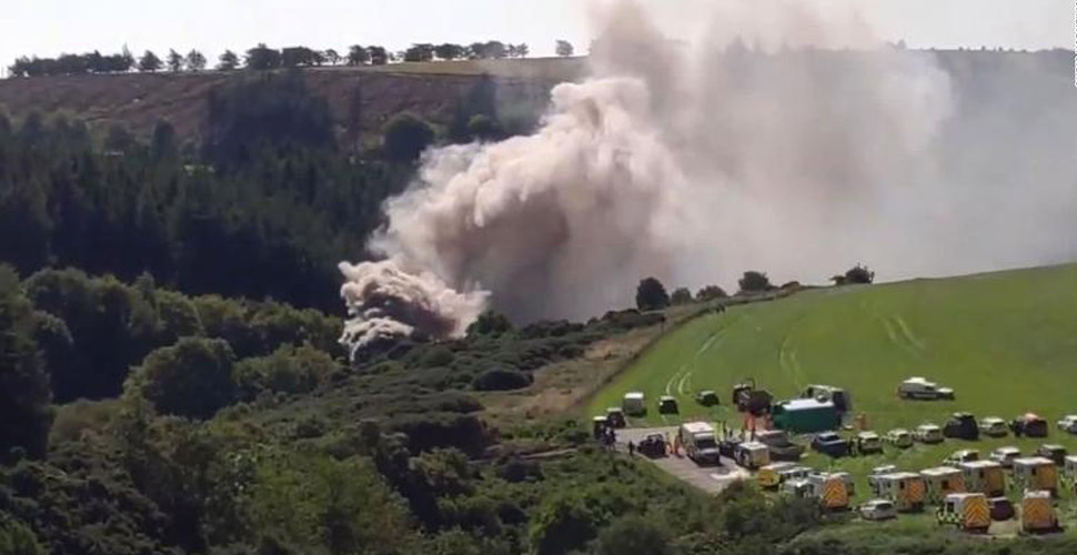 İskoçya'da tren raydan çıktı! Ekipler bölgede